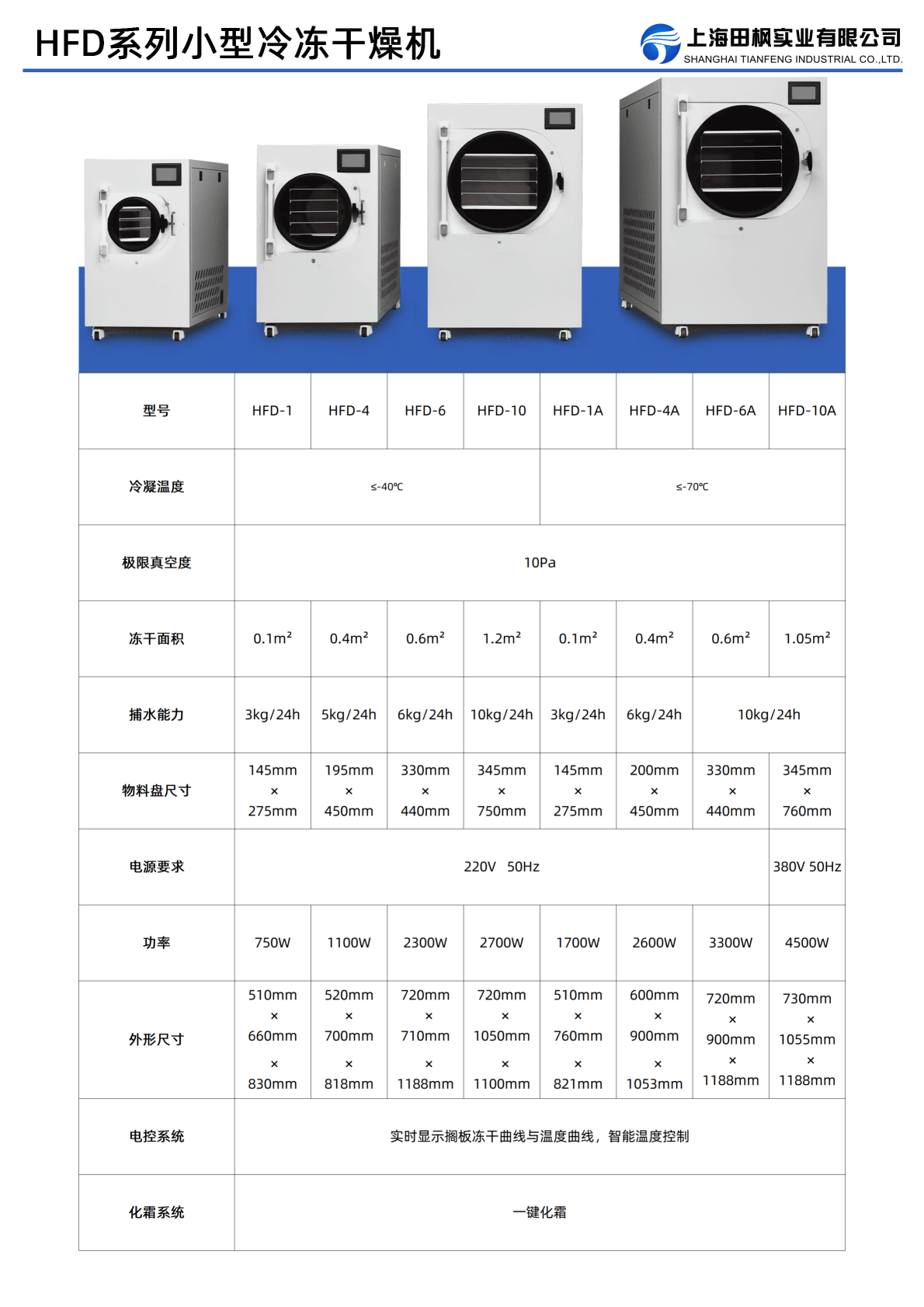 HFD小型凍干機(jī)